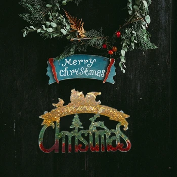 Ziemassvētku Vēstule Kristāla Epoksīda Sveķu Veidnes Brīvdienu Xmas Tēmu, kas Uzskaitīti Kulons Silikona Veidne DIY Amatniecības Rotājumi Veidošanas Rīki