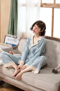 Pavasara Rudens Dzemdību Tracksuit Jaunu Medmāsu Pijama Apģērbu Mātēm, Kas Baro Bērnu Ar Krūti Sleepwear Apakšveļas Komplekts