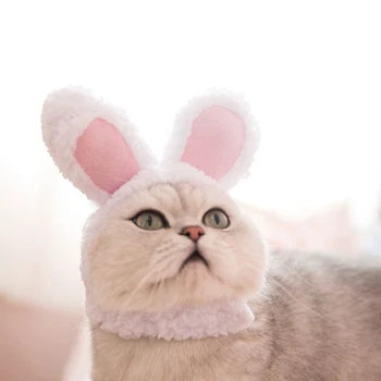 Funny Pet Trušādas Cepure Siltā Kaķis Klp Tērpu Jaunā Gada Puse Ziemassvētku Cosplay Aksesuāri Foto Aksesuāri Cepures No4