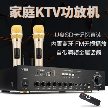 2018 RZ8602 Ģimenes KTV Bluetooth lieljaudas Karaoke Bezvadu Mikrofona Pastiprinātājs