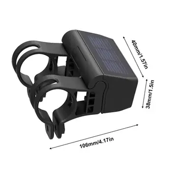 Saules Gaismas, Riteņbraucēju ekipējums Ūdensizturīgs Super Spožas Saules Uzlādes Lukturu USB Lādējamu Velosipēdu Gaismas Elektriskā Motorollera