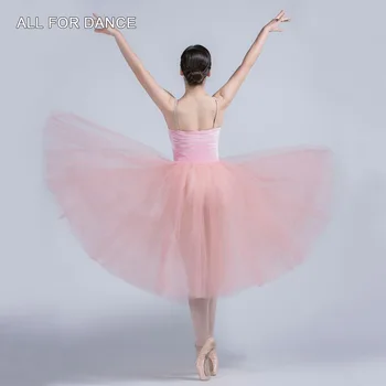 Visu Deju Rozā Samta Top Bodice 360° Tilla Baleta Kleitu Par Baleta Meitenes Un Sievietes Rādīt Baleta Performance Wear
