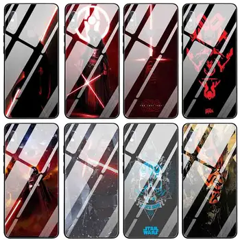 Sith Jedi Star Wars Kurpes Rūdīts Stikls Telefonu Gadījumos par Xiaomi Redmi 5 5A 6 7 7A 4. Piezīme 4X 8. 8.A 9 Pro 5Plus Coque