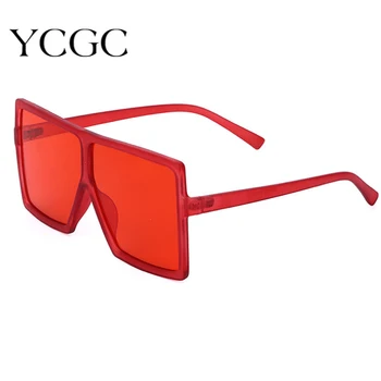 Lielā Laukumā Saulesbrilles Sieviešu Aizsargbrilles Mens Lielgabarīta Saules Brilles Modes Dāmas Streetwear Zīmola Red Black Briļļu Gafas De Sol