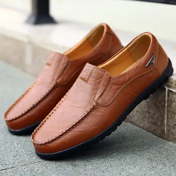 Vīriešu mokasīni ādas patiesa gadījuma itālijas cilvēks kurpes luksusa dizaineru kurpes vīriešiem augstas kvalitātes vīriešu kurpes tenis masculino adulto
