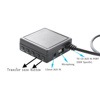 Biurlink Auto Audio Ierīci, 3,5 MM Ligzda Aux, USB, Bluetooth 5.0 Mikrofons Brīvroku Kabeļa Adapteris 20Pin 