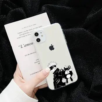 Jujutsu Kaisen Anime Telefonu Gadījumā Pārredzama iPhone 11 12 mini pro XS MAX 8, Plus 7 X XR