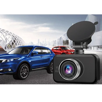 3 Collu LCD Automašīnas Priekšējais un Aizmugurējais Dual Camera Dash Cam 1080P DVR Auto Vadītāja Ieraksti M90