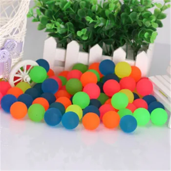 10pcs/daudz Mājdzīvniekiem Rotaļlietas Krāsainu Bumbu Veselīgs Bumbu, Gumijas Āra Rotaļlietas Bērniem Elastīgs Žonglē Lekt Bumbiņas 27mm