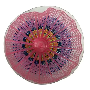 12 gab Krāsains Badmintona Bumbiņas Ruffles Āra Piederumi Shuttlecock Darbības Piegādes Sporta Produkta Portatīvo Plastmasas Apmācības