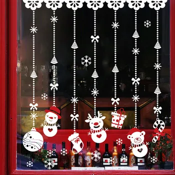 27pcs Ziemassvētku Eglīte Apdares Sniegpārslas Baltas Plastmasas Mākslīgo Sniegu, Ziemassvētku Dekori Mājās Jaunajā Gadā Grupa rotājumi