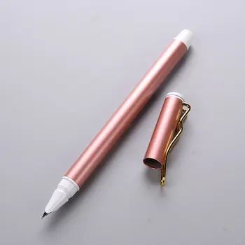1gb Metāla smidzināšanas viļņotu zelta pārklājumu pildspalvu karājas 1123 studentu pildspalvas