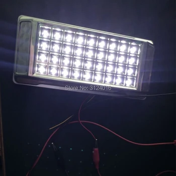 1PC X Universāls LED Lasīšanas gaismas 36leds ar Slēdzi uz off Auto Griestu Gaismas 3wires, ar skrūvēm