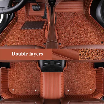 Laba kvalitāte! Pasūtījuma speciālās automašīnas grīdas paklāji BMW X4 G02 2021-2019 ūdensizturīgs dubultā slāņu paklājus X4 2020. Gadam,Bezmaksas piegāde