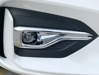 Ford Focus 2019 2020 Mk4 Sedans, Hečbeks Priekšējo Miglas Lukturu Vāks Foglight Rotāt Rāmis Melns, Hroms Auto Stils Aksesuāri