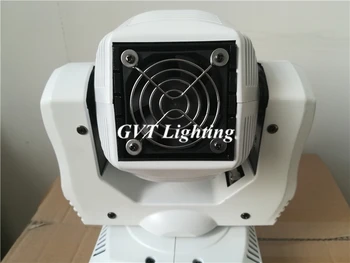 10pcs/daudz 60W Skatuves Apgaismojums LED Moving Head Lights Vietas 8 Gobos Disko Gaismas DMX512 60 vatu kustīgās galvas Gobo balts krāsa, apvalks