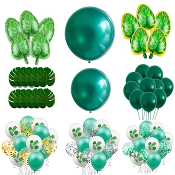 Dzīvnieku Ballons Dzimšanas Dienu Džungļu Safari Puse Globos Džungļu Dzimšanas Dienas Svinības Baloon Bērniem Vienu Gadu Dzimšanas Dienas Balonus Bērnu Duša