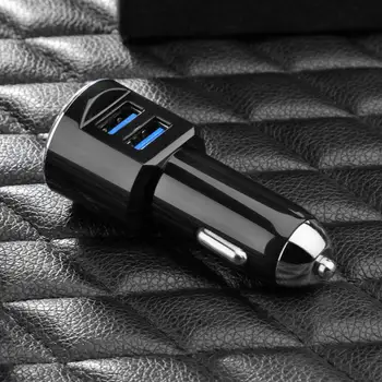 5V 3.4 Universāla Dual USB Lādētāju Ciparu LED Displejs Tālrunis Ātrās Uzlādes Adapteri Auto Auto Aksesuāri, iPhone, Samsung