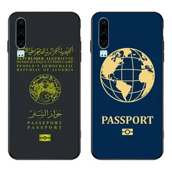 Alžīrijas pase, Telefons, Gadījumā, Huawei P20 P30 P40 lite E Pro Mate 30 20 Pro P Smart 2020 ministru
