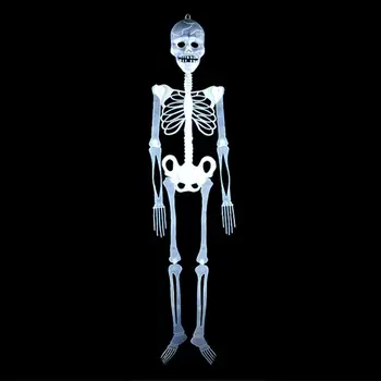 Halloween Skelets Gaismas Glow-in-The-Tumšs Skelets Halloween Puse, Bārs, Sienas Uzlīmes, Rotājumi, Āra Pagalmā Gard