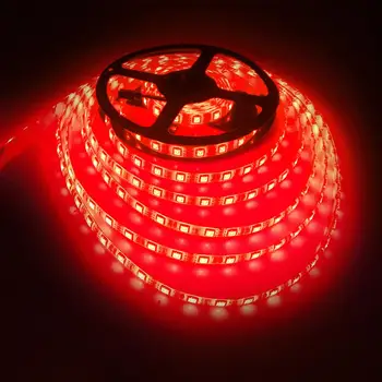 LED Sloksnes Gaismas Ūdensizturīgs Cuttable Apdare Lampas 12V 2A Adapters Ziemassvētku Kāzas