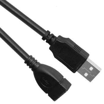 USB 2.0 Sieviešu un Vīriešu USB Kabeli 1,5 m 3m 5m Paplašinātāju Vadu Stieples Super Ātruma Datu Paplašinājuma Kabeli PC Klēpjdators Tastatūra