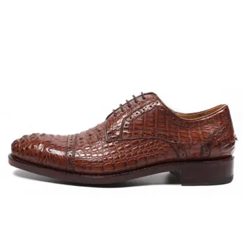 Jiangxinduyun jaunu augstas kvalitātes Vīriešu kleitu kurpes taisnība, krokodila ādas biznesa rokasgrāmatu, vīriešu formālu kurpes vīriešu Ādas kurpes