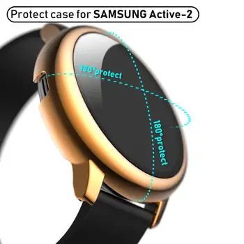 40mm Ekrāna Aizsargs, Mīksts Gadījumā Vāciņš Samsung Galaxy Skatīties Active 2 All-inclusive Galvanizācijas DATORU Aizsardzības Gadījumā, Shell