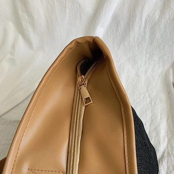 Liela jauda, sieviešu somas pircējs plecu somā augstas kvalitātes 2019 mīksta audekla dāmas sieviešu makus un rokas somas Reizes