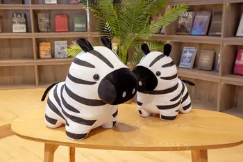 Karstā Jauki Reālajā Dzīvē Zebra Plīša Rotaļlieta Simulācijas Gudrs Zirgs Dzīvnieku Rotaļlietas, Bērnu Bērni Mīksto Radošo Spilvens, Mājas Dekoru Jaukā Dāvana