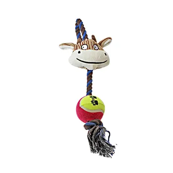 Gomaomi 1gb 35*10cm Samazināt Pīkstošs Rotaļlietas Suņiem Bumbiņas Izturīgs Interaktīvās Košļāt Virves Suņu Rotaļlietas Kucēns Āra Aktivitātes