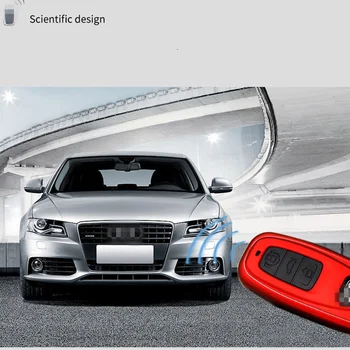 2020 ABS Oglekļa šķiedras Auto Atslēga Vāciņu Aizsardzības Gadījumā Audi A6 RS4 S5 A3 Q3 Q5 S3 A4 Q7 A5 TT 2018 Auto Stils Atslēgu Gredzens