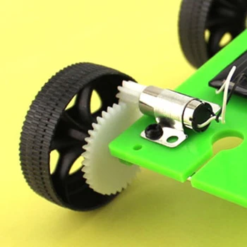 Karstā pārdošanas Mini Saules Powered Rotaļlietas Bērniem Izglītības Sīkrīku Hobijs Smieklīgi DIY Automašīnas Komplekts