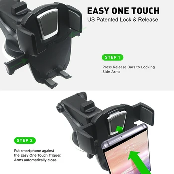 Universālā Vējstikla Elastīgi, Ilgi Roku Tālruņa Turētāju Automašīnas Paneļa montāžas iPhone X 8 Car Mount Holder par Xiaomi Tālruni