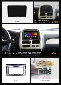 Ownice k3 k5 k6 Android 9 4G Optisko Auto radio ar DVD Atskaņotāju Nissan Latino 2004 - 2013 D22 2011 2012 2013 Navi DSP 360 Panorāma