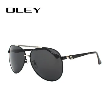 OLEY Augstas kvalitātes Polarizētās Saulesbrilles, Vīriešu Zīmola Dizaineru Modes Acis Aizsargāt Saules Brilles braukšanas aizsargbrilles gafas oculos de sol