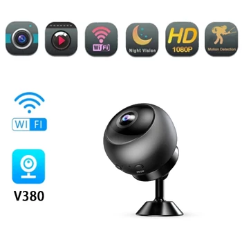 2020 Jaunu HD 1080P WiFi Kamera Mini IP Drošības Kameru Infrasarkano Nakts Redzamības Motion Tālvadības CCTV Kameras Slēptās TF Kartes