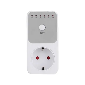 Mini LED 230V 16A 1h-10h Atpakaļskaitīšanas Taimeris Kontaktligzdu Plug-in Laika Kontroles Virtuves elektroierīcēm ES Plug