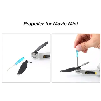 8pcs Mavic Mini Dzenskrūves Uzstādīt Klusāku Lidojumu un Spēcīgu Vilci par DJI Mavic Mini Propelleri