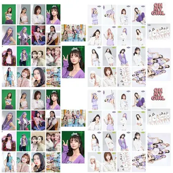 16Pcs/Set OH MY GIRL Jauno Sezonu Albumu Crystal Kartes Uzlīmes Photocard Autobusu Kārtis Uzlīmes