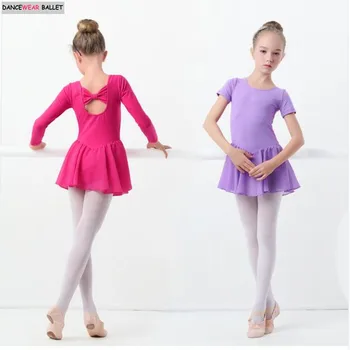 Meitenes Bērniem Īso Un Garo Piedurkņu Baleta Deju Kleita Rozā Baleta Leotard Ar Šifona Svārki Bērnu Baleta Deju Apģērbi