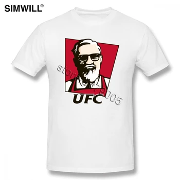 Smieklīgi Vīrieši Conor Mcgregor T-krekls MMA t-veida Krekls Luksusa Īsām Piedurknēm, Mīkstu Kokvilnas Vasaras Tshirt Apkalpes Kakla Slim Fit T Krekls