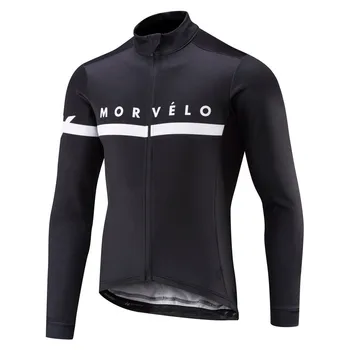 2019 Morvelo retro Vīriešu Velosipēdu Jersey Long Sleeve Jersey Roap Ciclismo Velo Apģērbs velosipēdu Velosipēdu Jersey Cikla Apģērbi