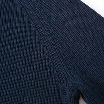 2019 vīriešu ziemas jauni mīksti kokvilnas džemperis augstas kvalitātes apaļa kakla modes pulovers gadījuma biezs džemperis