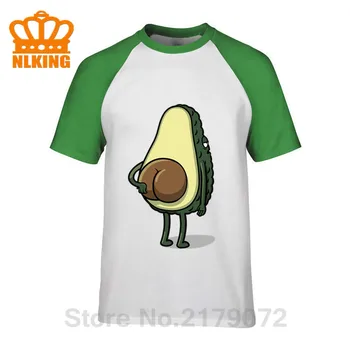 Dizains Anime Avokado T krekls vīriešiem Smieklīgi Avokado muca kaulu T-krekls manga kokvilnas ar īsām piedurknēm tee kreklu Karikatūra O-veida kakla augļu tshirt