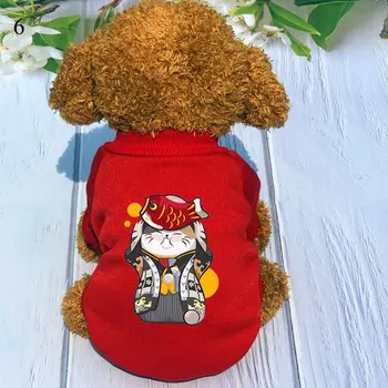 Teddy Kapuci Plus Lieluma Kucēns Apģērbs Rudens Ziemas Suņu Krekls Pet Džemperis Kucēns Suns Izturīgs Ziemā Silts, Mīksts Apģērbs Pelēkā Vārna