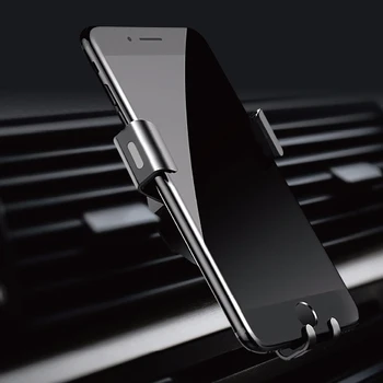 Universālā 360 Rotācijas Smaguma Mobilā Tālruņa Turētājs Gaisa Vent Mount Clip Auctomatic turētājs iPhone X 8 Samsung S9 note8