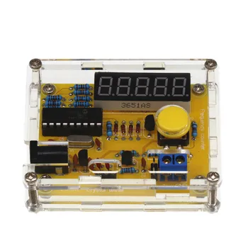 DIY Komplekti Oscilatoru Testeri Frekvenču Counter Testeri Ar Korpusa Komplekts akrila gadījumā box
