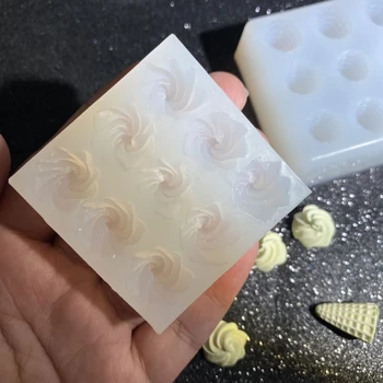 3D Mini Izmēra Saldējumu Konusa Keychain Sveķu Veidnes Popsicles Pārtikas Spēlēt Kulons ar Epoksīdsveķu Pelējuma Rotaslietu izgatavošana Rīki