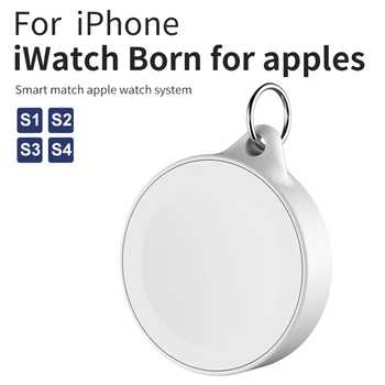 Portable Power Bank Magnētisko Bezvadu Lādētāju Indukcijas Apple Sērijas Usb Strāvas Maksas IWatch Ar Keychain Aproce
